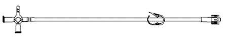 MPS Medical Extension Set 16 Inch Tubing 3 mL Priming Volume - EF-016-01