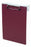 Over-The-Bed Poly Clipboards Burgundy