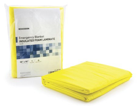 McKesson McKesson Rescue Blanket 58 W X 90 L Inch Foam Isulation / Laminate 0.69 lbs. - 18-043