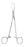 Sklar - Ligator Forceps McGivney 7-1/2 Inch Length Surgical Grade Stainless Steel NonSterile Ratchet Lock Finger Ring Handle Angled Angular Tip - 28-152