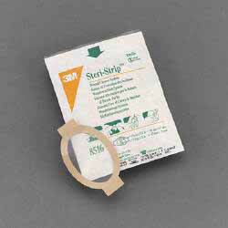 3M Steri-Strip Wound Closure System Wound Closure System 1/2 X 1-7/8 Inch Nonwoven Material Reinforced Strip White - W8516