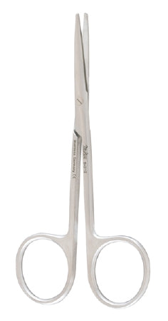 Miltex Miltex Strabismus Scissors 4 Inch Length OR Grade Stainless Steel (German) NonSterile Finger Ring Handle Straight Blade Blunt/Blunt - 5-312