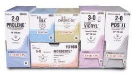 SUTUPAK - Suture without Needle Chromic Gut Absorbable Size 2 - 0 18 Inch Suture - SG13T