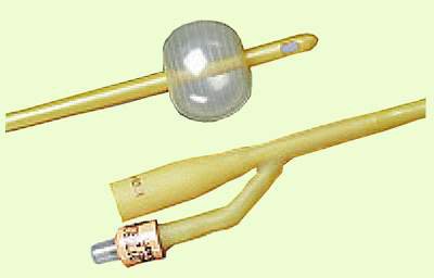 Bardex - Urethral Catheter Round Tip Latex 20 Fr. 16 Inch - Bard - 606120