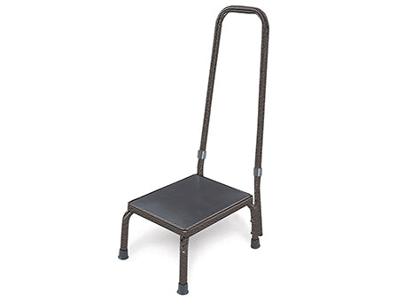 Hausmann Foot Stools with Safety Handrail - 14" x 11" x 33"