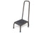 Hausmann Foot Stools with Safety Handrail - 14" x 11" x 33"