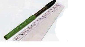 Cardinal Devon Surgical Skin Marker Gentian Violet Dual Tip Rule Cap and Flexible Ruler Sterile - 31160560