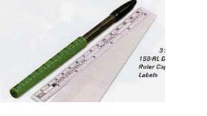 Devon - Surgical Skin Marker Gentian Violet Dual Tip Rule Cap and Flexible Ruler Sterile - 31145934