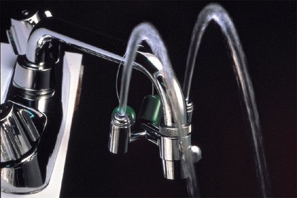 Fisher Scientific Opti-Klens Eyewash Station Faucet Mount Continuous Flow - 19269421