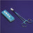 DeRoyal - Surgical Peanut Sponge X-Ray Detectable 3/8 Inch Diameter 5 Count Foam Count Holder Sterile - 30-116