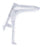 McKesson McKesson Vaginal Speculum Graves NonSterile Plastic Medium Double Blade Duckbill Disposable Without Light Source Capability - 2341510