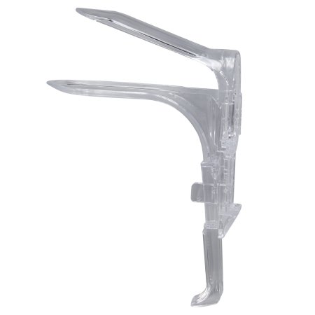 McKesson - Vaginal Speculum Graves NonSterile Office Grade Plastic Medium Double Blade Duckbill Disposable Without Light Source Capability - 11-8310