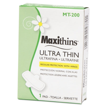 Hospeco - Feminine Pad Maxi with Wings Regular Absorbency - HOSMT200