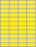 Timemed - Blank Label Printer Label Yellow Laser Piggyback 3/4 X 1-3/4 Inch - DPSL-PC5-2