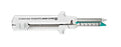 J & J Healthcare Systems Proximate Linear Cutter Squeeze Handle Titanium Staples Blue Staple Loading Unit - TLC55