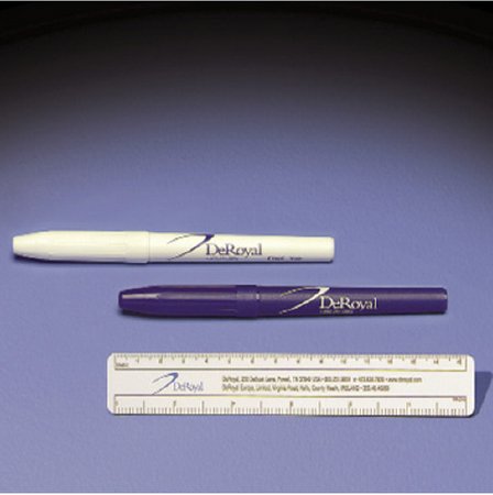 Deroyal Skin Marker Gentian Violet Fine Tip Ruler Sterile - 26-002