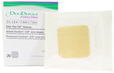 Convatec DuoDERM Extra Thin Hydrocolloid Dressing 4 X 6 Inch Oval Sterile - 187902
