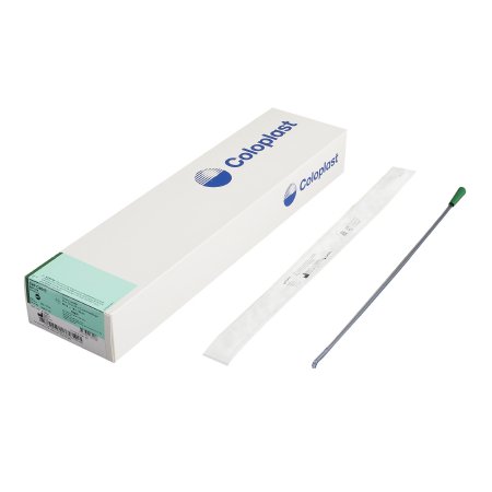 Self-Cath - Urethral Catheter Coude Olive Tip Uncoated PVC 14 Fr. 16 Inch - 814