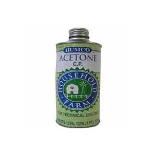 Humco Acetone CP Nail Polish Remover Liquid 16 oz. - 1916001