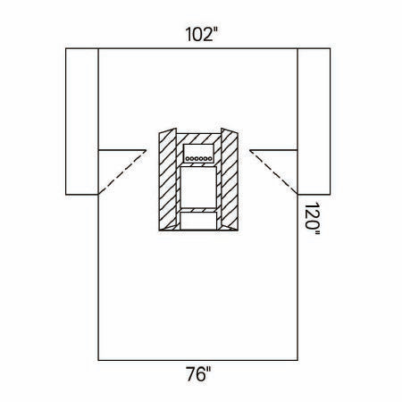 O&M Halyard - Abdominal Drape Laparoscopic / Cholecystectomy Drape 102 W X 72 W X 120 L Inch Sterile - 89225