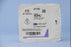 Coated Vicryl - Suture with Needle Absorbable Coated Violet Suture Braided Polyglactin 910 Size 4 - 0 18 Inch Suture 1-Needle 26 mm Length 1/2 Circle Taper Point Needle - J773D