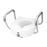E-Z Lock - Raised Toilet Seat with Arms 5 Inch Height White 300 lbs. Weight Capacity - FGB311C0 0000