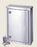Beam - Narcotic Cabinet Wall Mount Stainless Steel 2 Shelves Double Key Lock - 181451