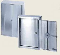 Beam - Narcotic Cabinet Wall Mount Stainless Steel Without Shelves Double Key Lock - 181502