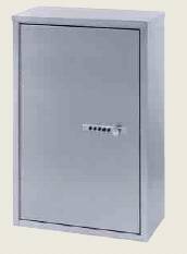 Beam - Narcotic Cabinet Wall Mount Stainless Steel 4 Shelves Keyless Combination Lock - 181680