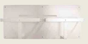 Beam - Bedpan Rack, Double Aluminum-Side by Side, 12 X 28 Inch - 303526