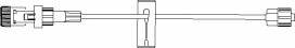 B. Braun Safsite Extension Set 7.5 Inch Tubing 1 Port 0.52 mL Priming Volume DEHP-Free - 472060