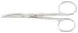 Miltex Miltex Tenotomy Scissors Stevens 4-1/2 Inch Length OR Grade Stainless Steel (German) NonSterile Finger Ring Handle Curved Blade Blunt/Blunt - 18-1476