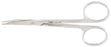 Miltex - Tenotomy Scissors Stevens 4-1/2 Inch Length OR Grade German Stainless Steel NonSterile Finger Ring Handle Curved Blade Blunt Tip / Blunt Tip - 18-1476