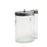 Graham-Field/Everest &Jennings Jar Sundry 7X4-1/4" Clear Flint Glass With Aluminum Cover Ea - 3458EA