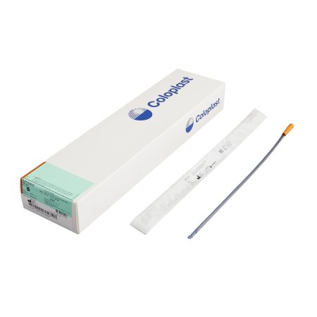 Self-Cath - Urethral Catheter Coude Olive Tip Uncoated PVC 16 Fr. 16 Inch - 816
