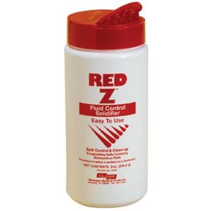 Medegen Medical Products LLC Red Z Fluid Solidifier 11,000cc Shaker Bottle 11 oz. - P00-41102