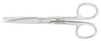Miltex Miltex Operating Scissors 5 Inch Length OR Grade Stainless Steel (German) NonSterile Finger Ring Handle Straight Blade Sharp/Blunt - 43599