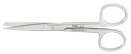 Miltex Miltex Operating Scissors 5 Inch Length OR Grade Stainless Steel (German) NonSterile Finger Ring Handle Straight Blade Sharp/Blunt - 43599