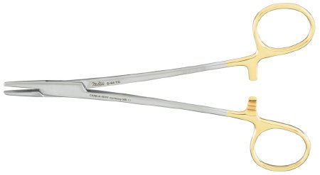 Integra Lifesciences - Needle Holder 6 Inch Length Serrated Jaws Finger Ring Handle - 8-44TC