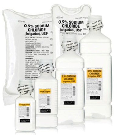 Icu Medical - Irrigation Solution 0.9% Sodium Chloride, Preservative Free Not for Injection Flexible Bag 3,000 mL - 797208