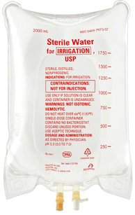 Icu Medical - Irrigation Solution Sterile Water for Irrigation Not for Injection Flexible Bag 2,000 mL - 797307