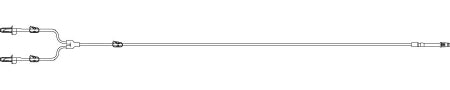 ICU Medical Arthroscopic Irrigation Set 100 mL 0.280 Inch ID 100 Inch 2 Lead - 659901
