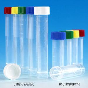 VWR International - Transport Tube Conical Bottom, Skirted Plain 16 X 92 mm 10 mL White Screw Cap Polypropylene Tube - 89497-752