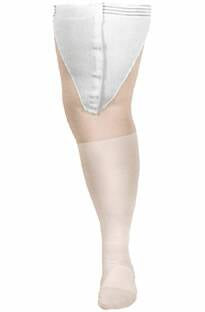 CAP - Anti-embolism Stocking Thigh High X-Large / Long White Inspection Toe - 642