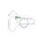 Salter Labs Cannula Co2 Sample Line Adult Clear 7' O2 Tubing/2" Co2 Pigtail 25/Ca - 4706F-7-0-25