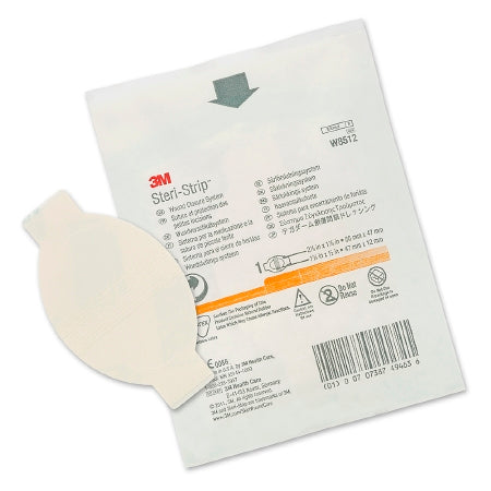 3M Steri-Strip Wound Closure System Wound Closure System 1/2 X 1-7/8 Inch Nonwoven Material Reinforced Strip White - W8516