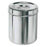 Polarware Jar Dressing 4-1/2X2-1/4" 0.28Qt Slvr Ss W/ Stainless Steel Cover Ea - 0J