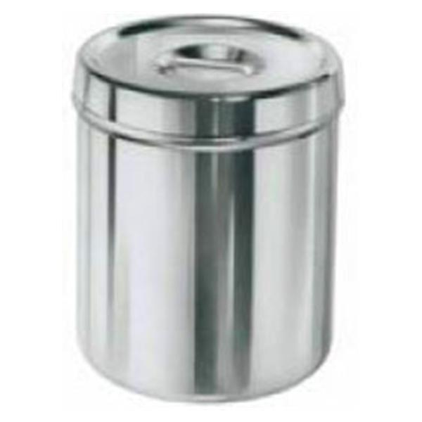 Polarware Jar Dressing 4-1/2X2-1/4" 0.28Qt Slvr Ss W/ Stainless Steel Cover Ea - 0J