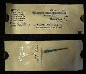 Teleflex Medical Weck Electrosurgical Electrode Needle Disposable Sterile - 809317