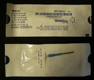 Weck - Needle Electrode Stainless Steel Needle Tip Disposable Sterile - 809317